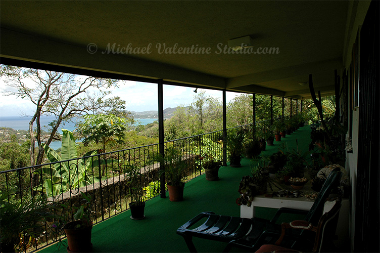 St. Lucia 2006, veranda view