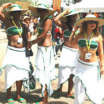 St. Lucia Jazz Festival patrons