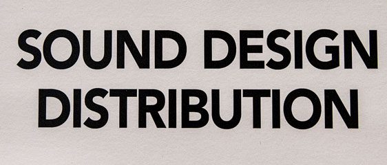 Sound Design Distribution