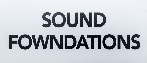 Sound Fowndations