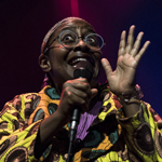 CÃ©cile McLorin Salvant @ the London Jazz Festival 2023 (click to go to her page)