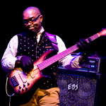 Etienne Mbappé with John McLaughlin Group @ the Barbican Centre 2012 (click to go to his page)