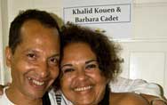 Khalid Kouhen and Barbara Cadet
