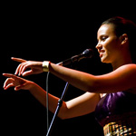Mayra Andrade @ the Southbank / Royal Festival Hall, 2009 (click to go to her page)