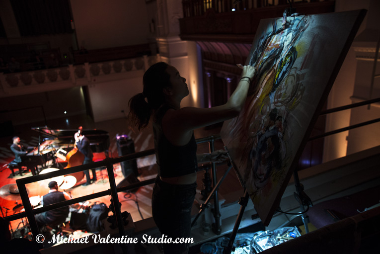 Dora Lam painting - Christian Sands @ the Cadogan Hall