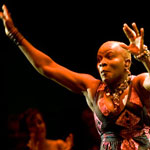 Angelique Kidjo @ the Barbican in 2010 (click to go to her page)