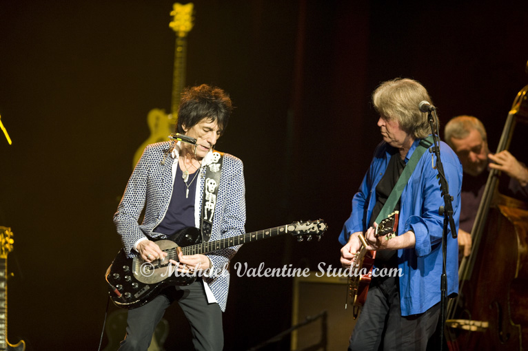 Ronnie Wood and Mick Taylor