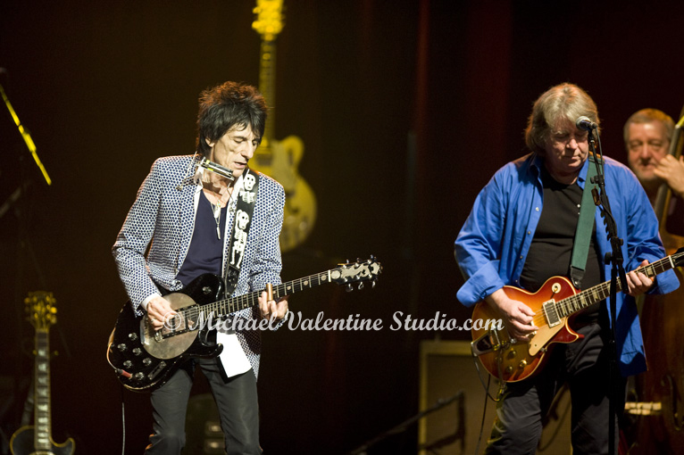 Ronnie Wood and Mick Taylor