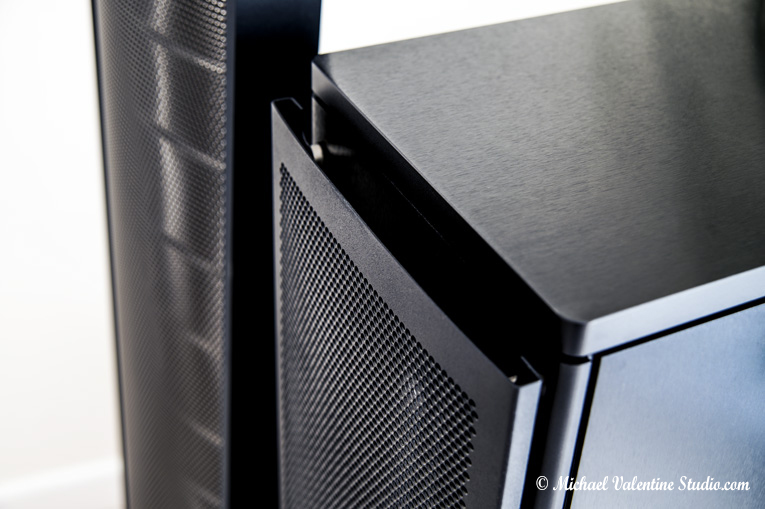 Magio A3 speakers alongside MartinLogan ES11A speakers