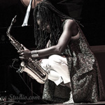 Lakecia Benjamin @ the Cadogan Hall, 2021 (click to go to her page)